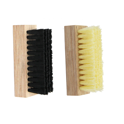 木製の堅い靴の唯一のクリーニング ブラシPPの毛媒体のプラスチック毛の柔らかいブタの毛