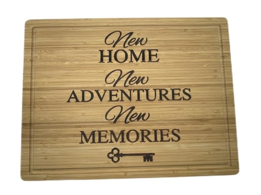注文のロゴによって刻まれる台所タケ木製のまな板の木のまな板