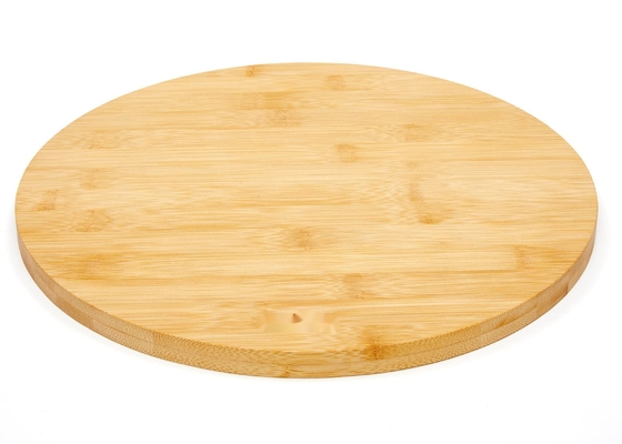 タケ円形のまな板Dia 30cmを切る台所ピザ