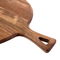 長方形のタケ肉屋ブロック、ハンドルが付いているアカシアの木製のまな板