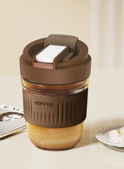 ガラス コーヒー400ml 550ml携帯用水コップ/マグ