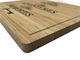 注文のロゴによって刻まれる台所タケ木製のまな板の木のまな板