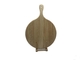 カスタム化のハンドルを持つ円形のゴム製木製ピザまな板