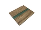 手作りされる自然2cmの樹脂が付いているオリーブ色の木製のサービング板を設計する