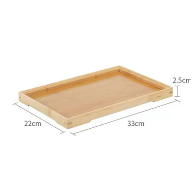 環境に優しい竹 キッチンタオルホルダー オーダーメイド ロゴ 調理用木製トレイセット